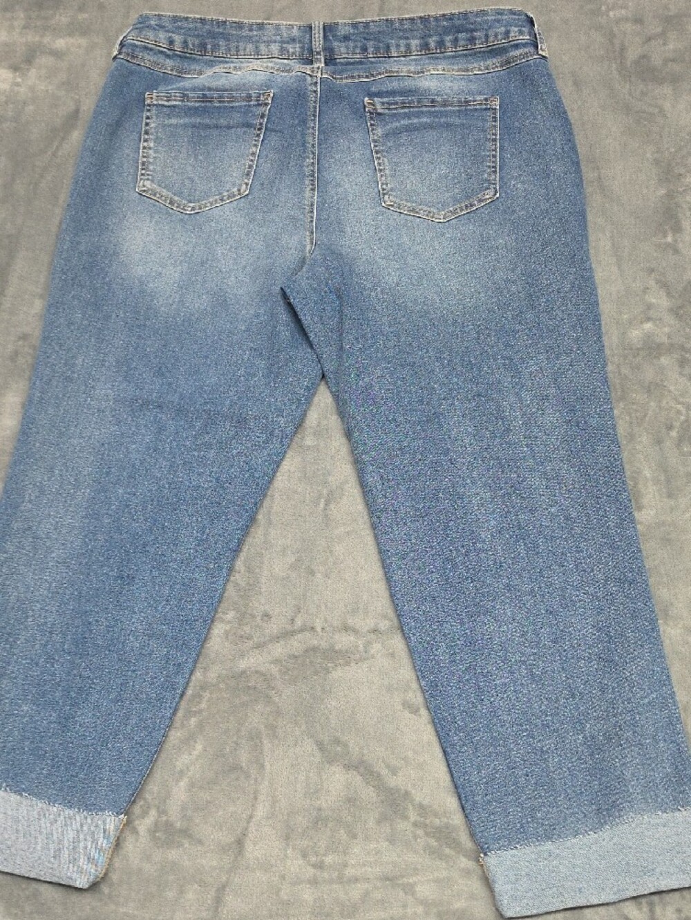 16 Embellished Patchwork Ankle Jeans in Blue - Women - Picture 10 of 11